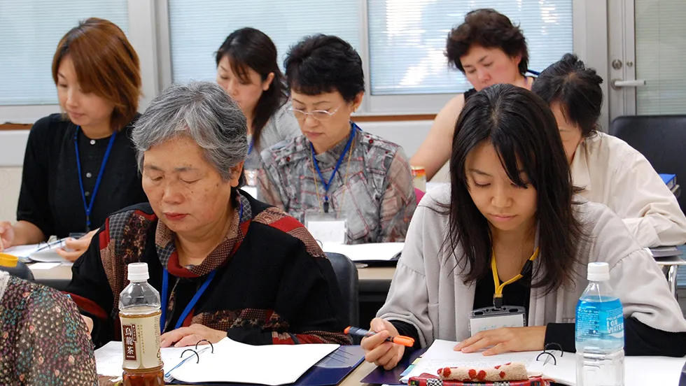 受講生の取り組み方は、毎回真剣そのもの。講師も毎回、真剣勝負です。